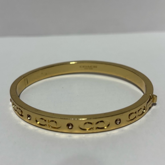 Coach Signature Hinged Bangle - Picture 5 of 6